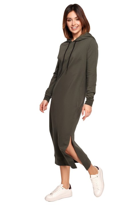Sukienka Model B197 Militare Green - BeWear Sukienka Model B197 Militare Green - BeWear