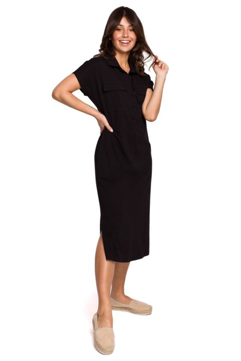 Sukienka Model B222 Black - BeWear Sukienka Model B222 Black - BeWear