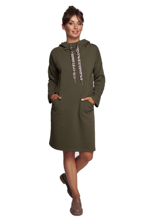Sukienka Model B238 Olive - BeWear Sukienka Model B238 Olive - BeWear