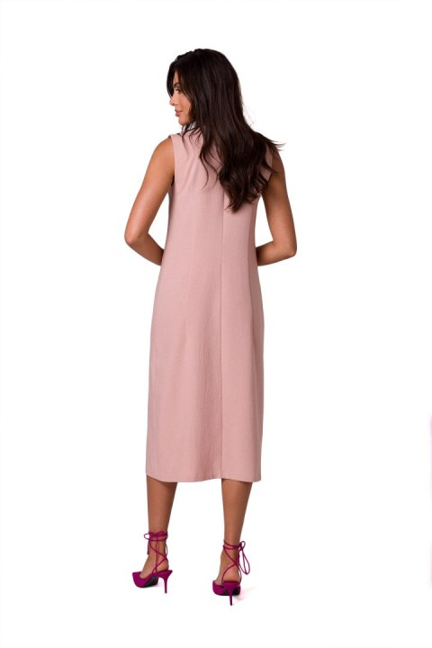 Sukienka Model B254 Pink - BeWear Sukienka Model B254 Pink - BeWear