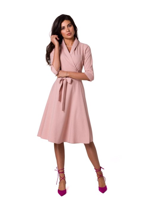 Sukienka Model B255 Pink - BeWear Sukienka Model B255 Pink - BeWear