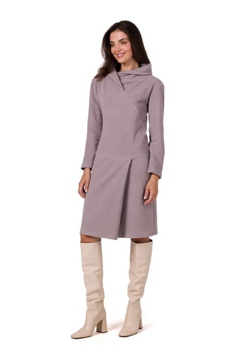 Sukienka Model B270 Grey - BeWear Sukienka Model B270 Grey - BeWear