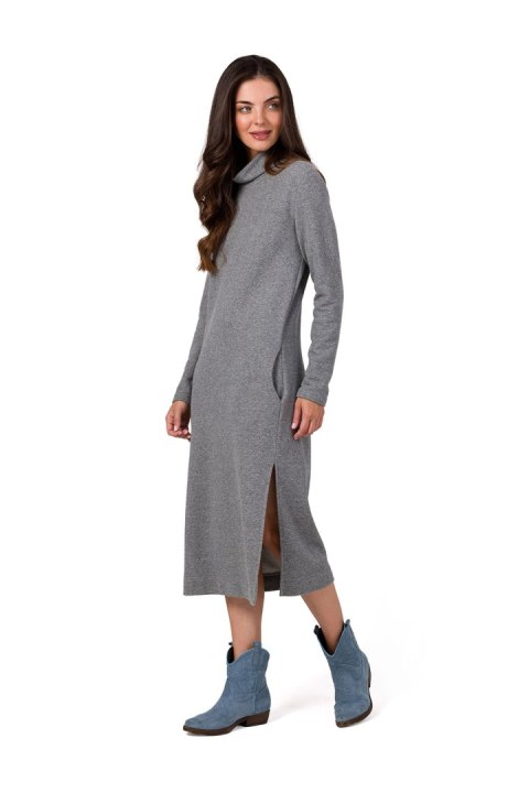Sukienka Model B274 Grey - BeWear Sukienka Model B274 Grey - BeWear
