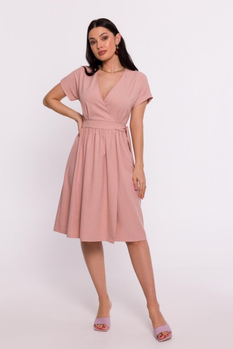 Sukienka Model B279 Pink - BeWear Sukienka Model B279 Pink - BeWear