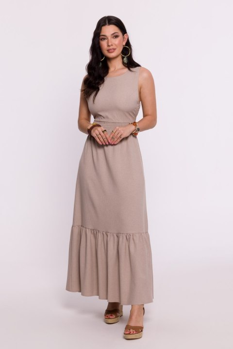 Sukienka Model B281 Beige - BeWear Sukienka Model B281 Beige - BeWear