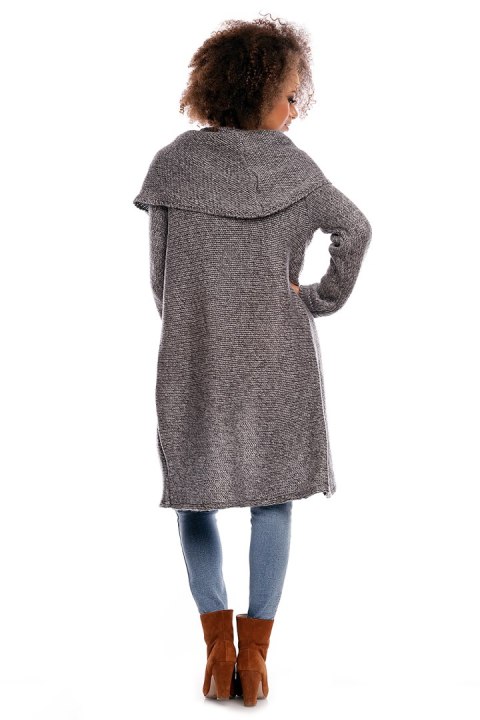 Sweter model 30051 Dark Gray - PeeKaBoo Sweter model 30051 Dark Gray - PeeKaBoo