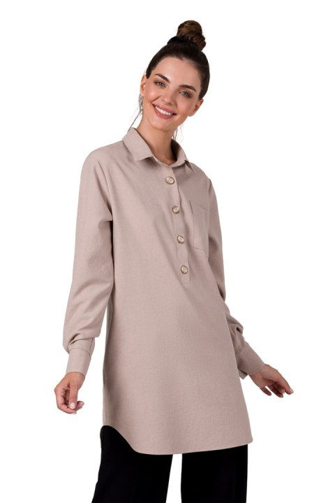 Tunika Model B276 Beige - BeWear Tunika Model B276 Beige - BeWear