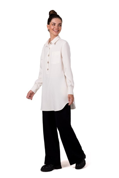 Tunika Model B276 Śmietana - BeWear Tunika Model B276 Śmietana - BeWear