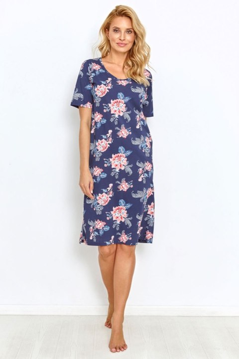 Koszulka nocna Koszula Nocna Model Ellie 2879 Navy - Taro Koszulka nocna Koszula Nocna Model Ellie 2879 Navy - Taro
