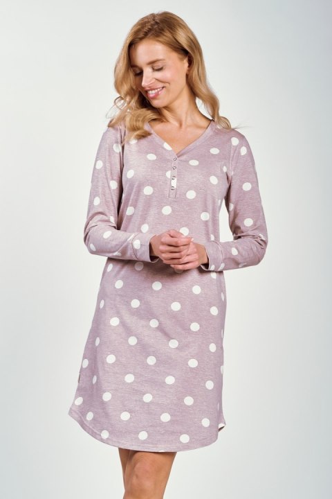 Koszulka nocna Koszula Nocna Model Libby 3215 Mocca - Taro Koszulka nocna Koszula Nocna Model Libby 3215 Mocca - Taro