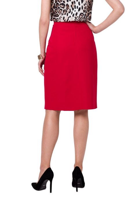 Spódnica Model S343 Red - Stylove Spódnica Model S343 Red - Stylove