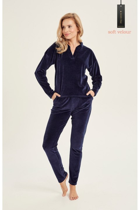 Spodnie Komplet Model Lauren 3027 Navy - Taro Spodnie Komplet Model Lauren 3027 Navy - Taro