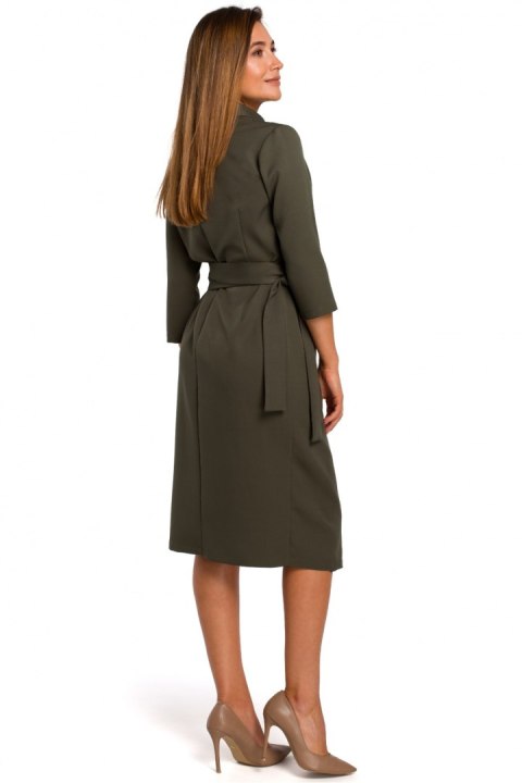 Sukienka Model S175 Khaki - Stylove Sukienka Model S175 Khaki - Stylove