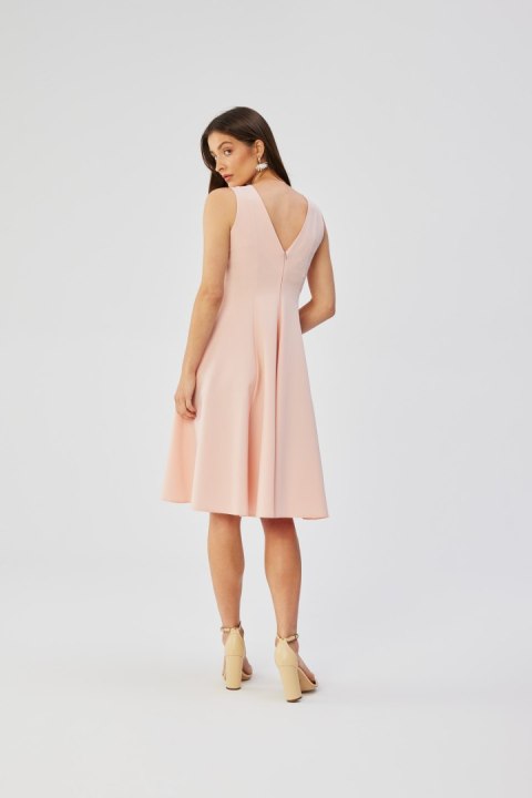Sukienka Model S358 Powder Pink - Stylove Sukienka Model S358 Powder Pink - Stylove