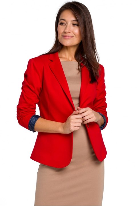 Żakiet Model S154 Red - Stylove Żakiet Model S154 Red - Stylove