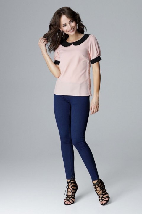 Bluzka Model L007 Pink - Lenitif Bluzka Model L007 Pink - Lenitif