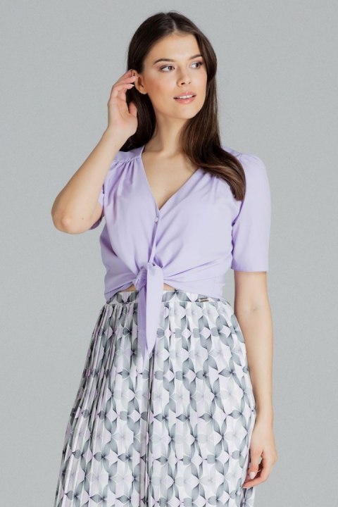 Bluzka Model L081 Violet - Lenitif Bluzka Model L081 Violet - Lenitif