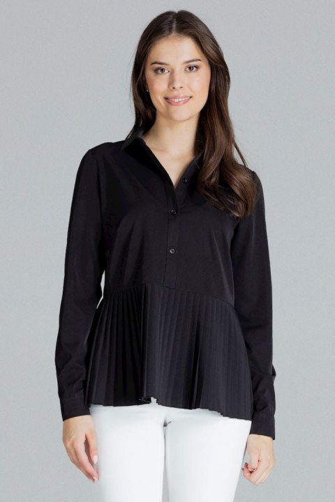 Bluzka Model L089 Black - Lenitif Bluzka Model L089 Black - Lenitif