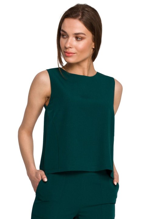 Bluzka Model S257 Green - Stylove Bluzka Model S257 Green - Stylove