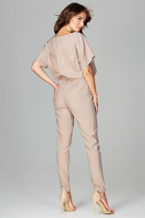 Kombinezon Damski Model K495 Beige - Lenitif Kombinezon Damski Model K495 Beige - Lenitif