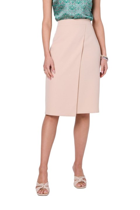 Spódnica Model S343 Beige - Stylove Spódnica Model S343 Beige - Stylove