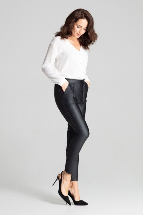 Spodnie Damskie Model L072 Black - Lenitif Spodnie Damskie Model L072 Black - Lenitif