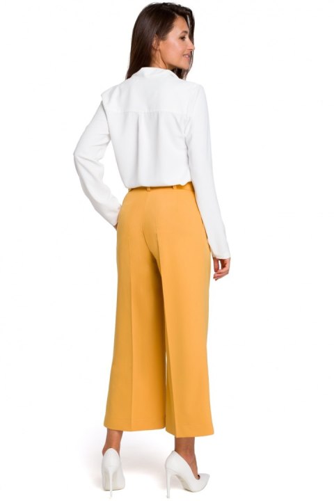 Spodnie Damskie Model S139 Yellow - Stylove Spodnie Damskie Model S139 Yellow - Stylove