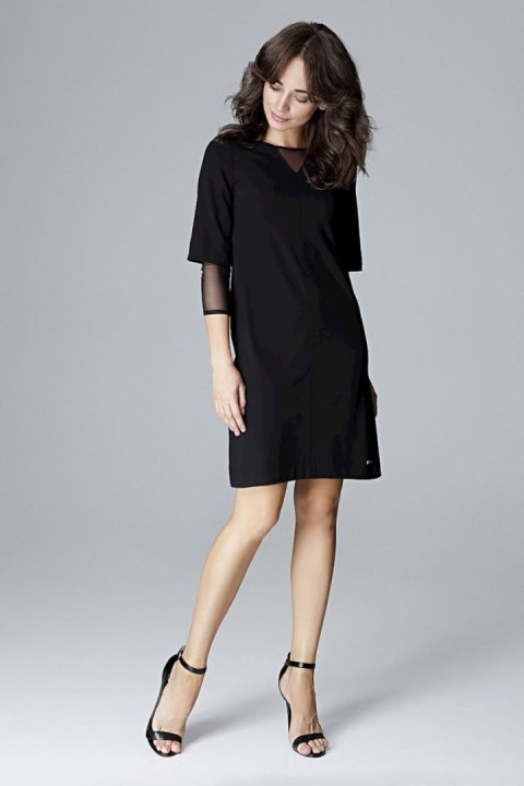 Sukienka Model L015 Black - Lenitif Sukienka Model L015 Black - Lenitif