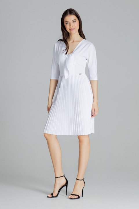 Sukienka Model L076 White - Lenitif Sukienka Model L076 White - Lenitif