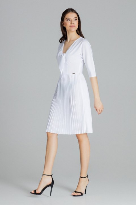 Sukienka Model L076 White - Lenitif Sukienka Model L076 White - Lenitif