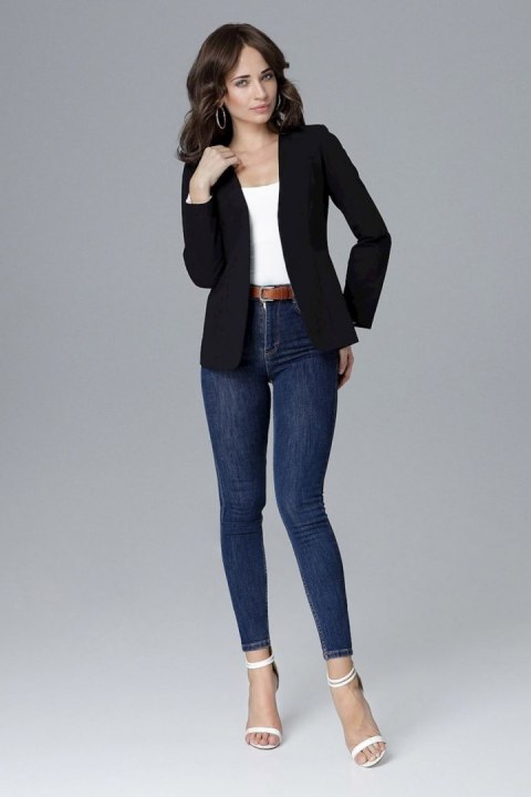 Żakiet Model L005 Black - Lenitif Żakiet Model L005 Black - Lenitif