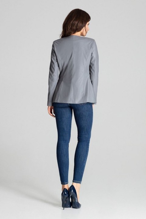 Żakiet Model L073 Grey - Lenitif Żakiet Model L073 Grey - Lenitif