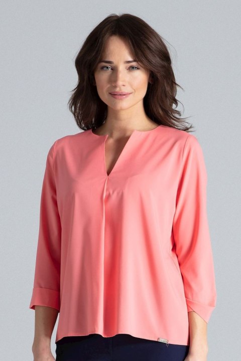Bluzka Model L035 Coral - Lenitif Bluzka Model L035 Coral - Lenitif