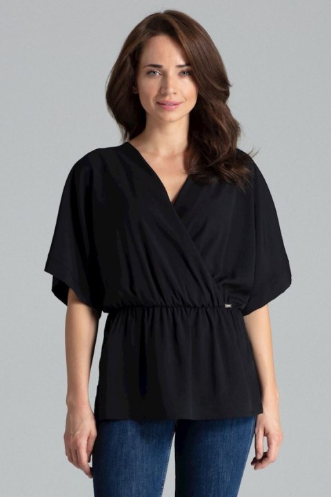 Bluzka Model L063 Black - Lenitif Bluzka Model L063 Black - Lenitif
