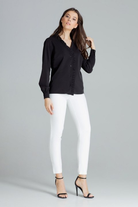 Bluzka Model L077 Black - Lenitif Bluzka Model L077 Black - Lenitif