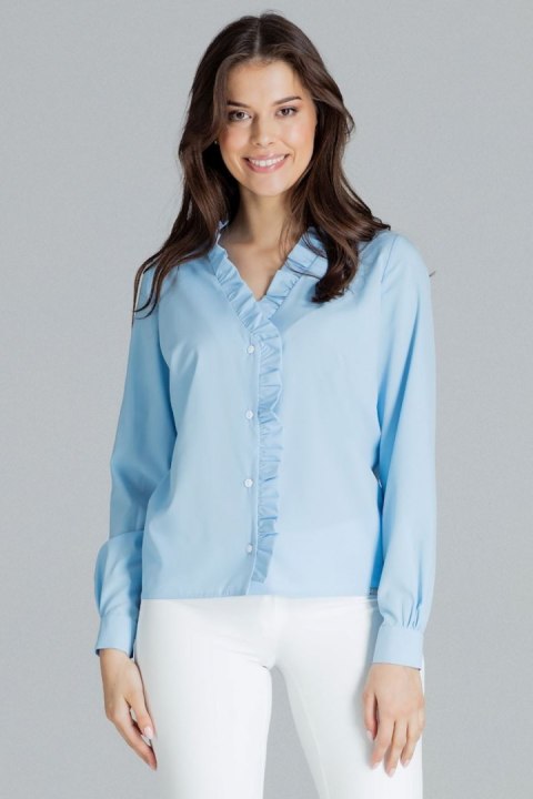 Bluzka Model L077 Blue - Lenitif Bluzka Model L077 Blue - Lenitif