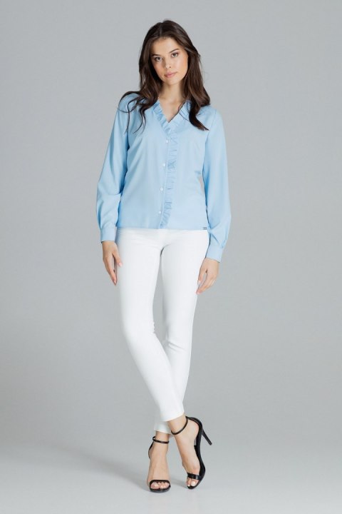 Bluzka Model L077 Blue - Lenitif Bluzka Model L077 Blue - Lenitif