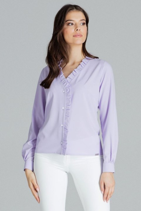 Bluzka Model L077 Violet - Lenitif Bluzka Model L077 Violet - Lenitif
