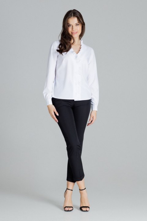 Bluzka ModelL077 White - Lenitif Bluzka ModelL077 White - Lenitif