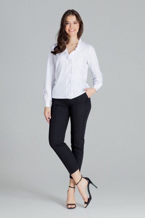 Bluzka ModelL077 White - Lenitif Bluzka ModelL077 White - Lenitif