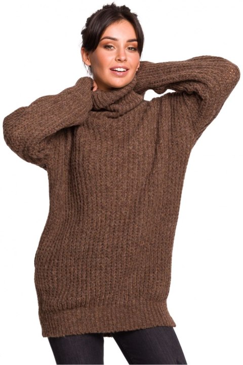 Golf Damski Model BK030 Carmel - BE Knit Golf Damski Model BK030 Carmel - BE Knit