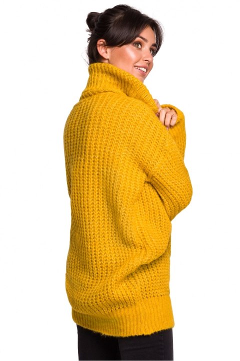 Golf Damski Model BK030 Honey - BE Knit Golf Damski Model BK030 Honey - BE Knit