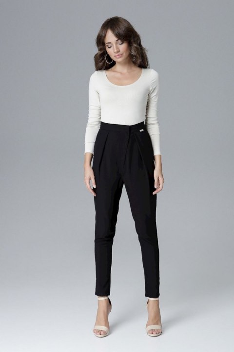 Spodnie Damskie Model L018 Black - Lenitif Spodnie Damskie Model L018 Black - Lenitif