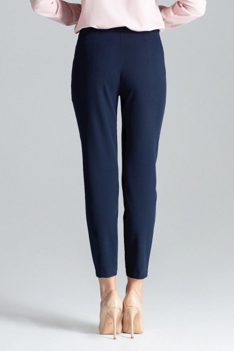 Spodnie Damskie Model L028 Navy - Lenitif Spodnie Damskie Model L028 Navy - Lenitif