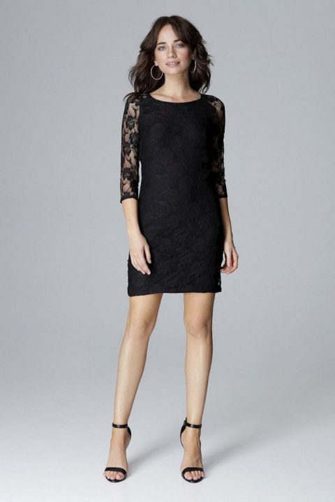 Sukienka Model L017 Black - Lenitif Sukienka Model L017 Black - Lenitif