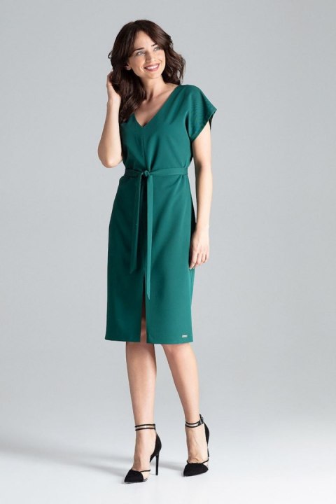 Sukienka Model L032 Green - Lenitif Sukienka Model L032 Green - Lenitif