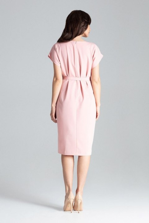 Sukienka Model L032 Pink - Lenitif Sukienka Model L032 Pink - Lenitif