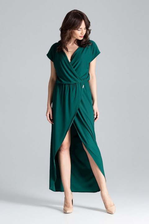 Sukienka Model L033 Green - Lenitif Sukienka Model L033 Green - Lenitif