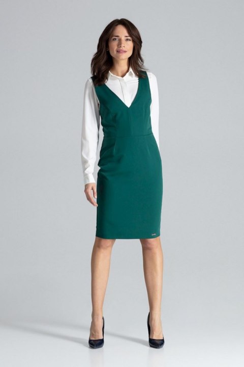 Sukienka Model L039 Green - Lenitif Sukienka Model L039 Green - Lenitif