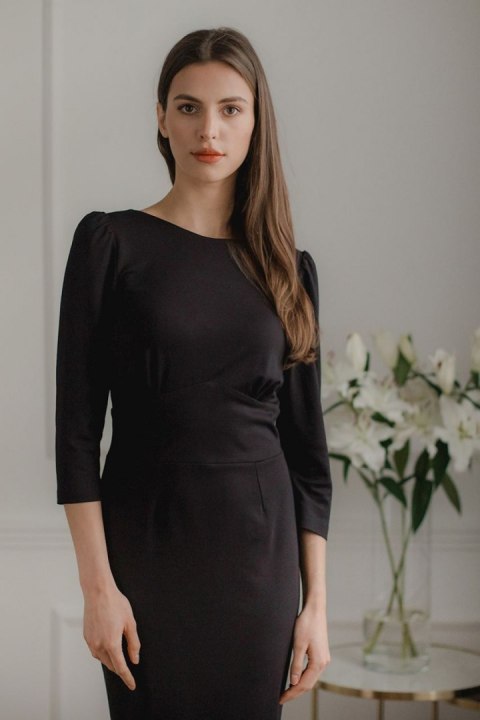 Sukienka Model L079 Black - Lenitif Sukienka Model L079 Black - Lenitif